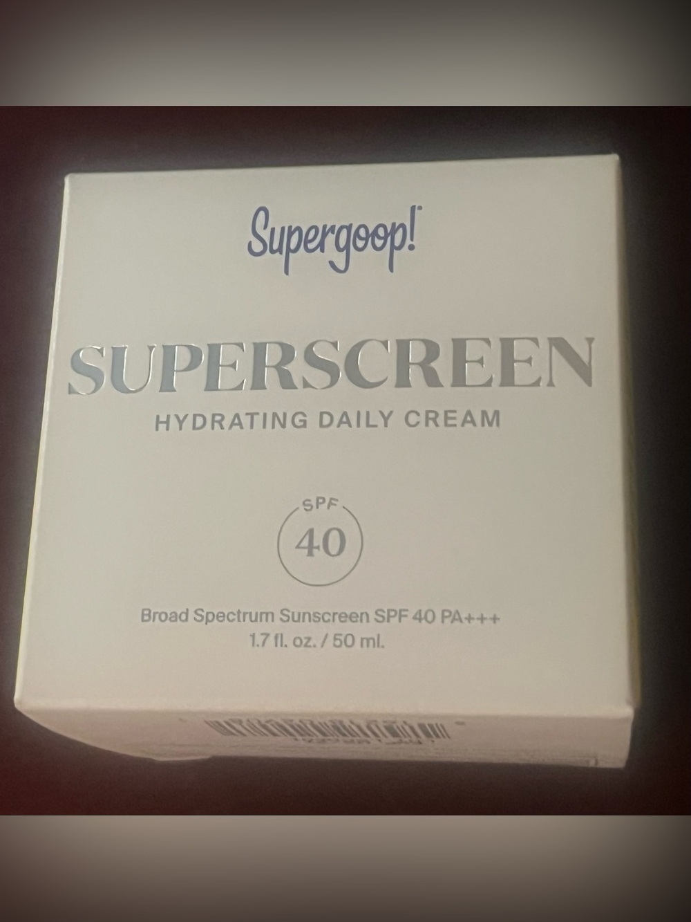 Supergoop! Superscreen Hydrating Daily Cream SPF 40 - NWT